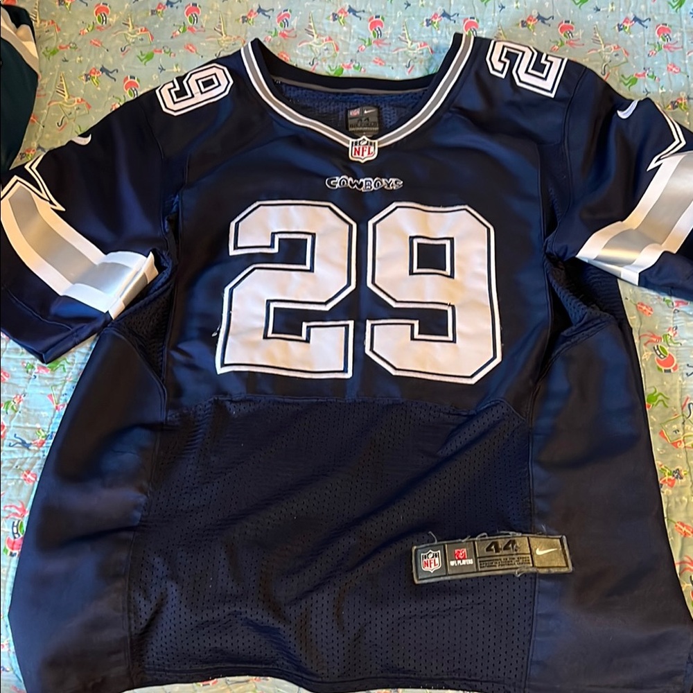 NFL Blue and White Jersey with Number 29